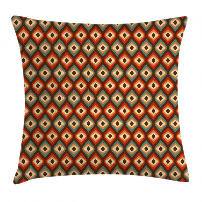 Unusual Vibrant Shapes Pillow Cover
