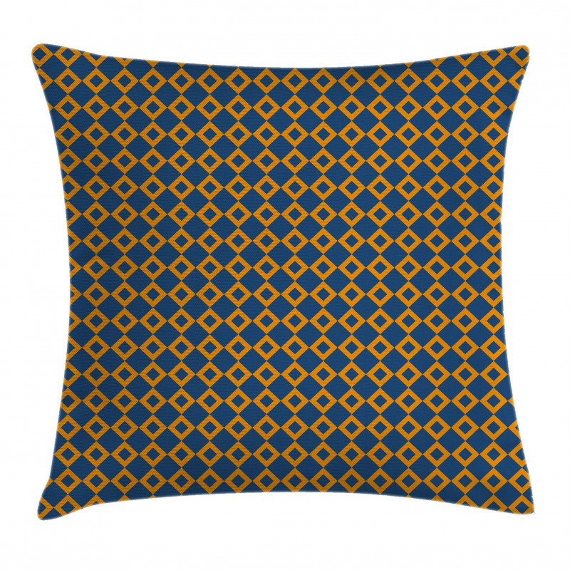 Squares Chain Mesh Tile Pillow Cover