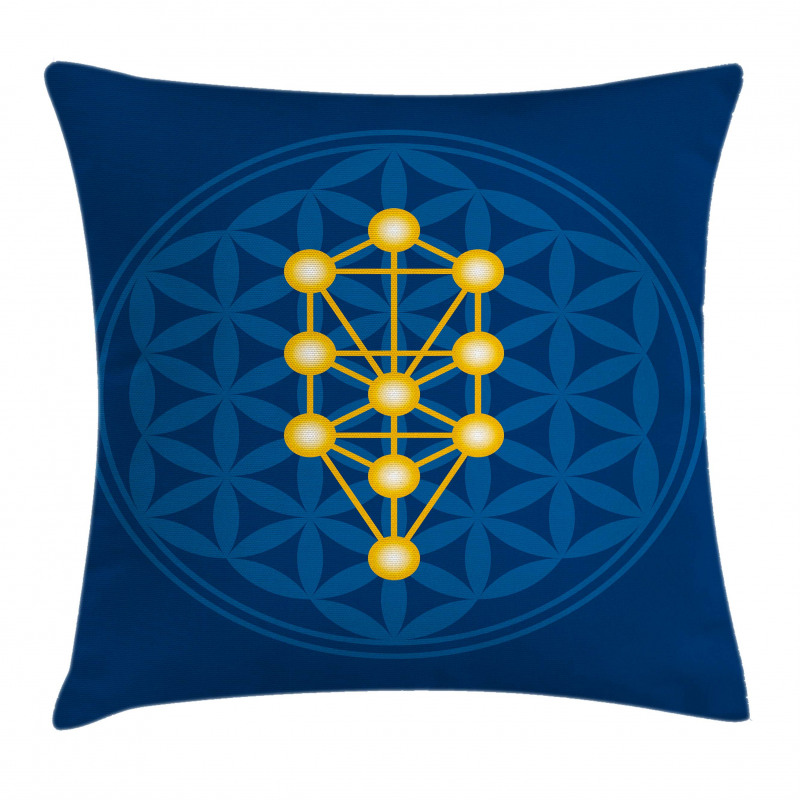 Flower of Life Pattern Pillow Cover