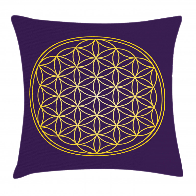 Circle Overlap Pillow Cover