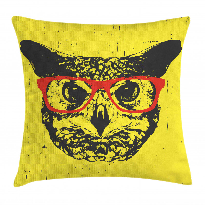 Hipster Grunge Humorous Pillow Cover
