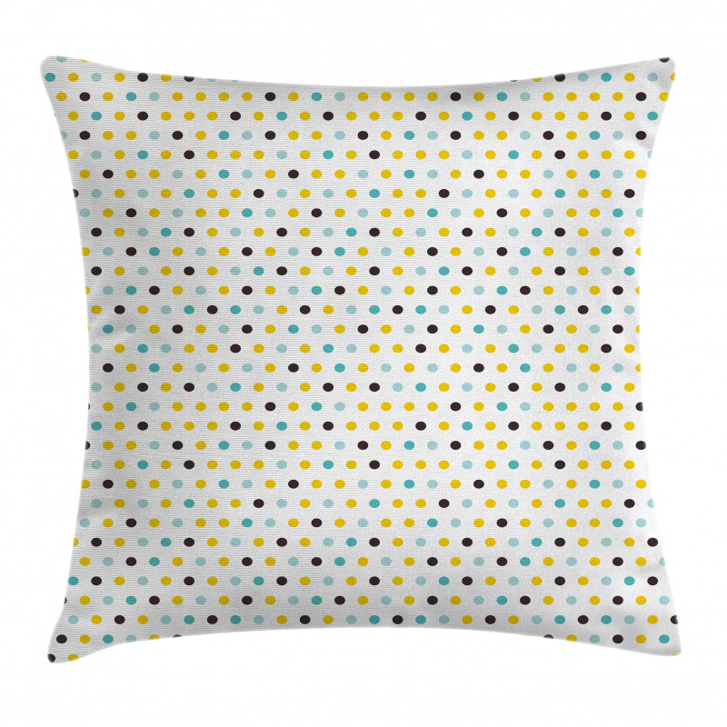 Polka Dots Rounds Retro Pillow Cover