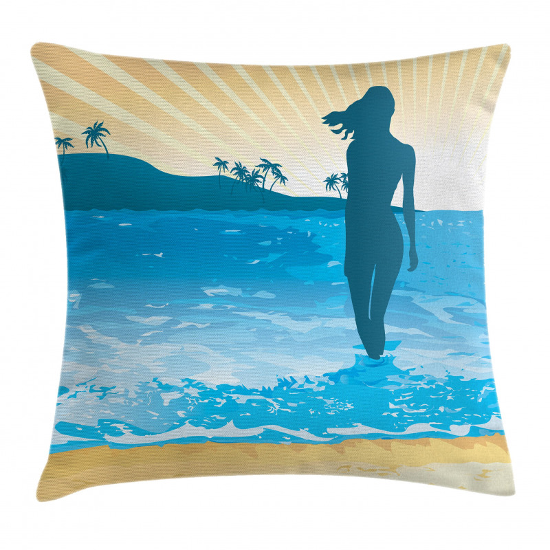 Sea Shore Ocean Summer Pillow Cover