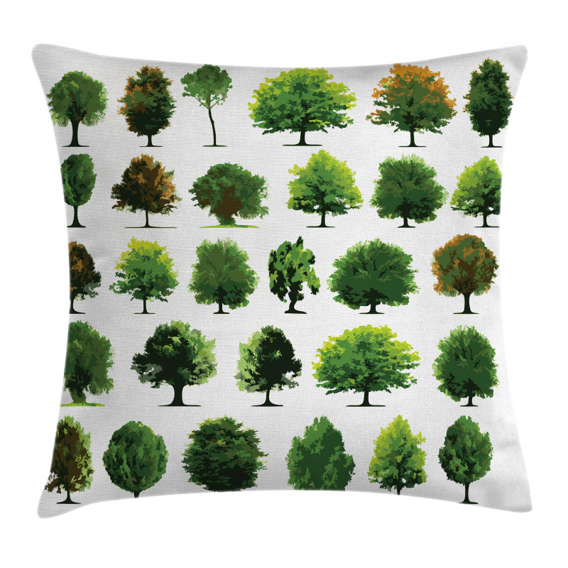 Pines Planes Bushes Tree Pillow Cover