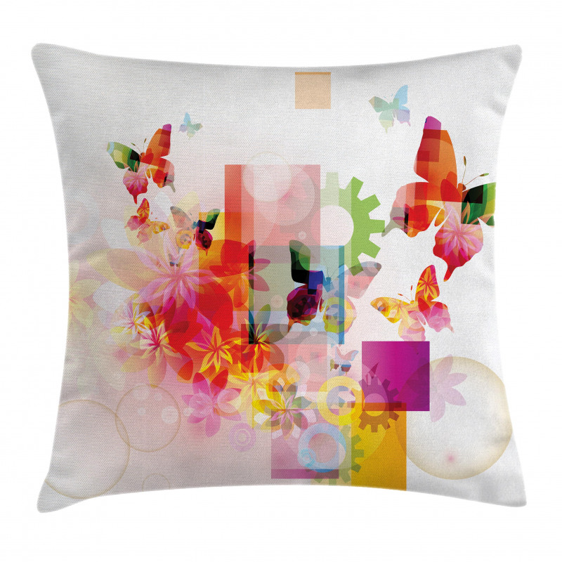 Natural Flowers Pillow Cover
