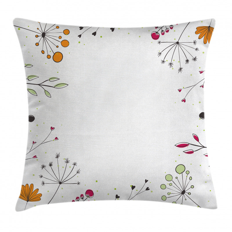 Geometric Flowers Floral Pillow Cover