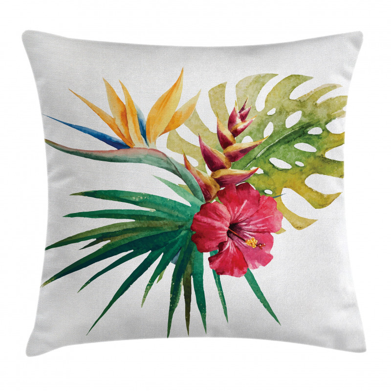 Wild Tropical Orchid Pillow Cover