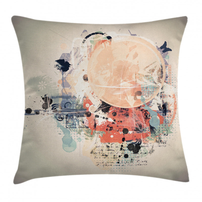 Grunge Mix Collage Pillow Cover