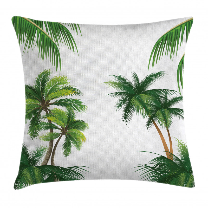 Coconut Palm Tree Plants Pillow Cover