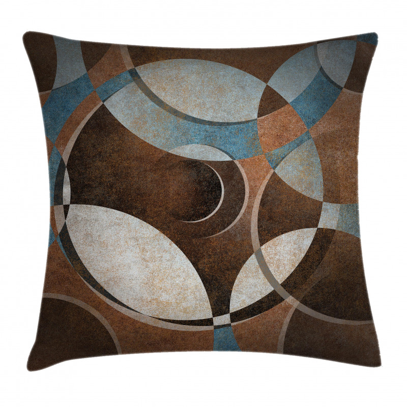 Grunge Vintage Rounds Pillow Cover