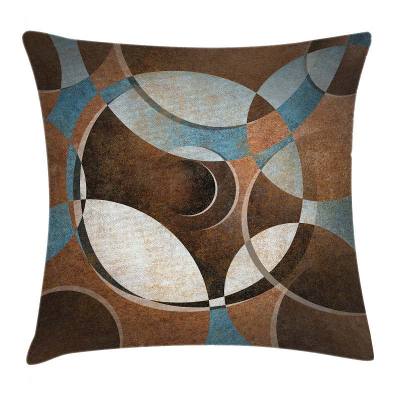 Grunge Vintage Rounds Pillow Cover