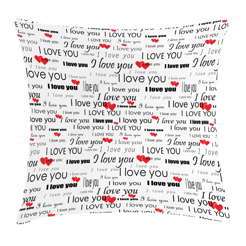 Romance Couple Love Pillow Cover