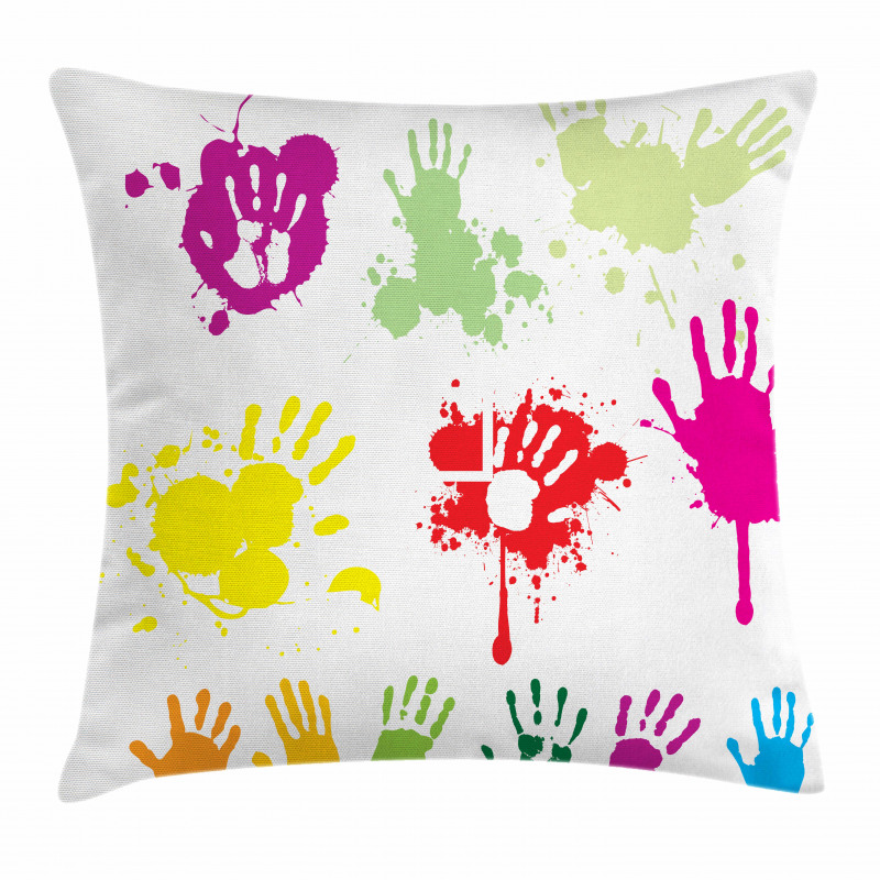 Teenagers Spray Color Pillow Cover