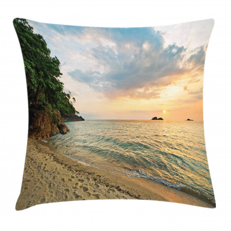 Tropic Botanic Forest Pillow Cover