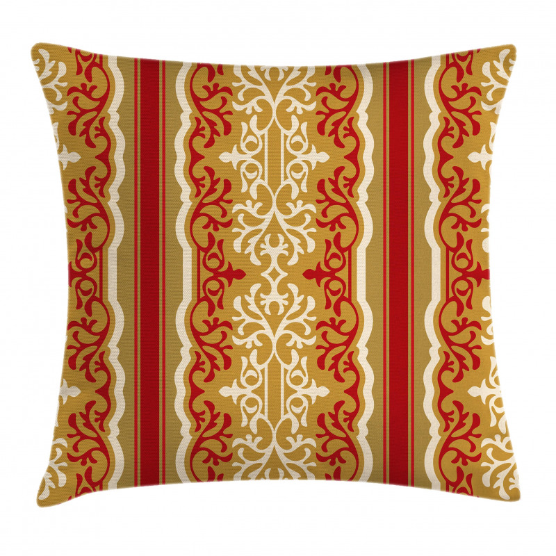 Middle East Swirl Motif Pillow Cover