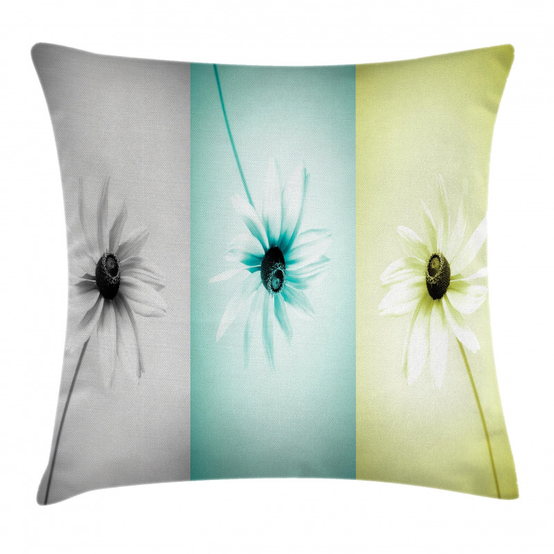 Different Daisy Flower Pillow Cover