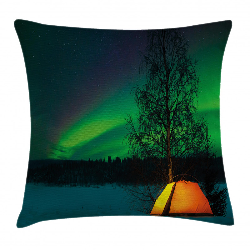 Camping Tent Field Pillow Cover