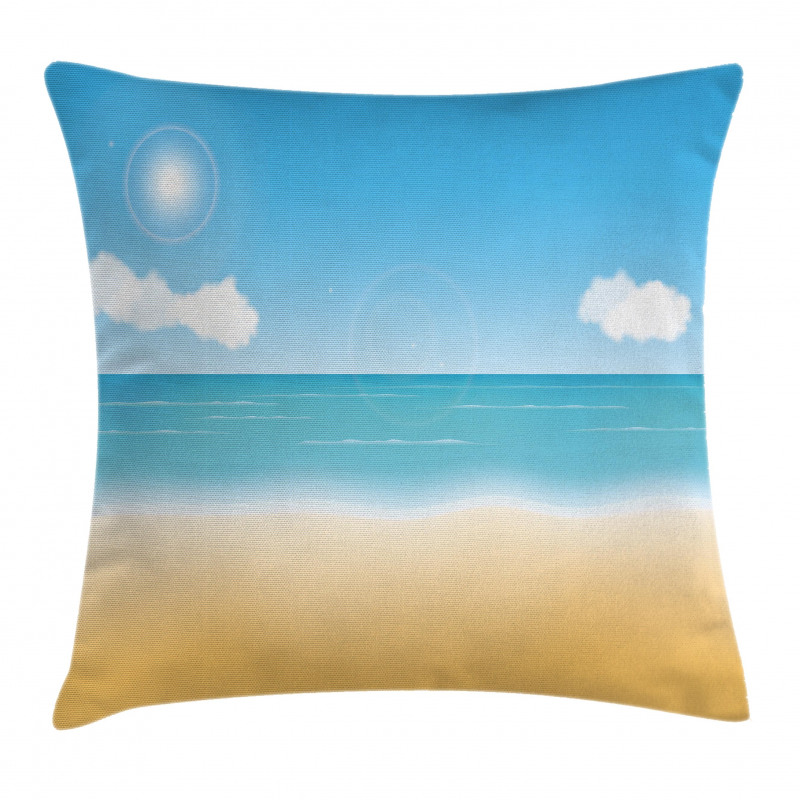 Relaxing Sunny Seaside Pillow Cover