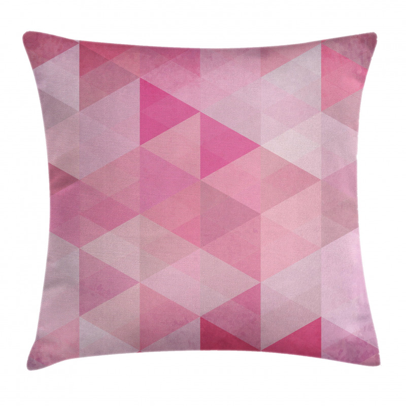 Abstract Vintage Triangles Pillow Cover