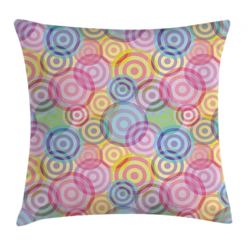 Geometric Circles Rounds Pillow Cover