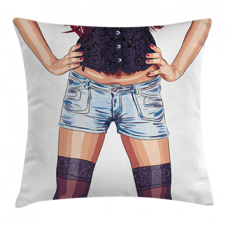 Woman Pillow Cover