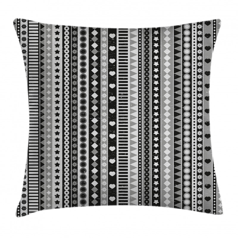 Geometric Ribbon Stripes Pillow Cover