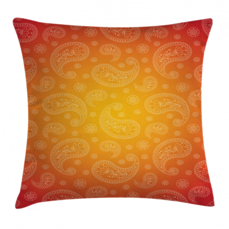 Ombre Floral Pillow Cover