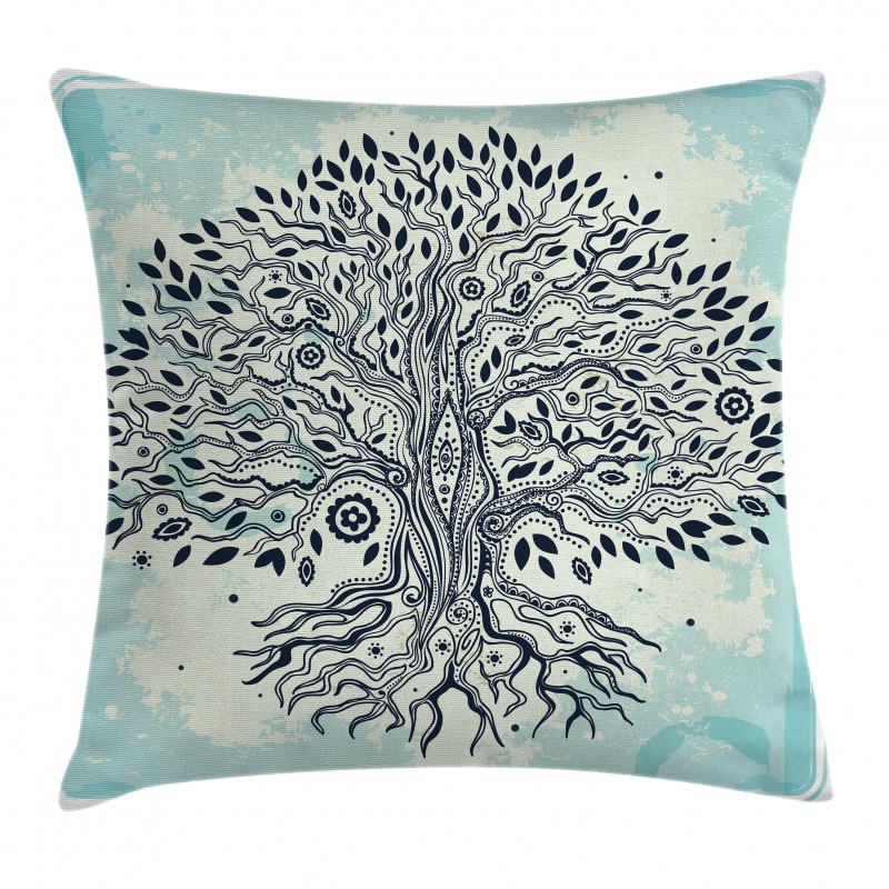 Chinese Bonsai Roots Pillow Cover