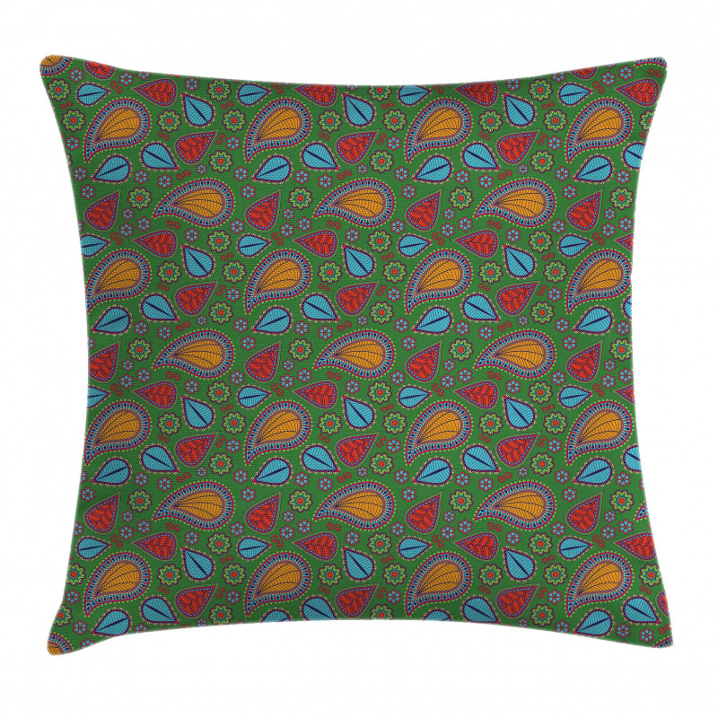 Floral Swirls Pillow Cover