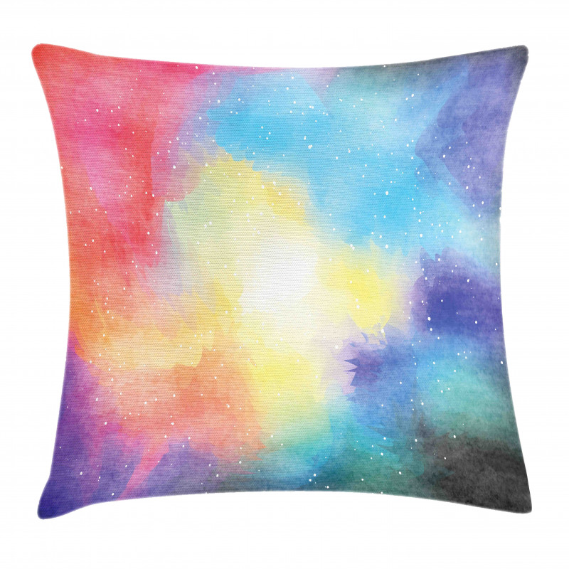 Watercolor Star Galaxy Pillow Cover