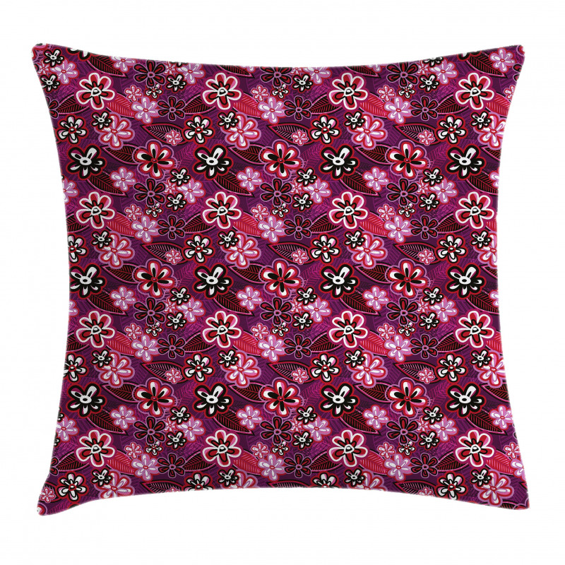 Modern Floral Leaf Nature Pillow Cover