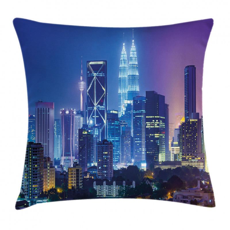 Cityscape Kuala Pillow Cover