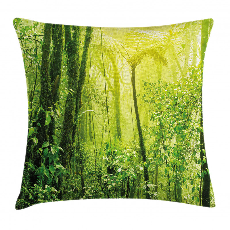 Tropical Amazon Forest Pillow Cover