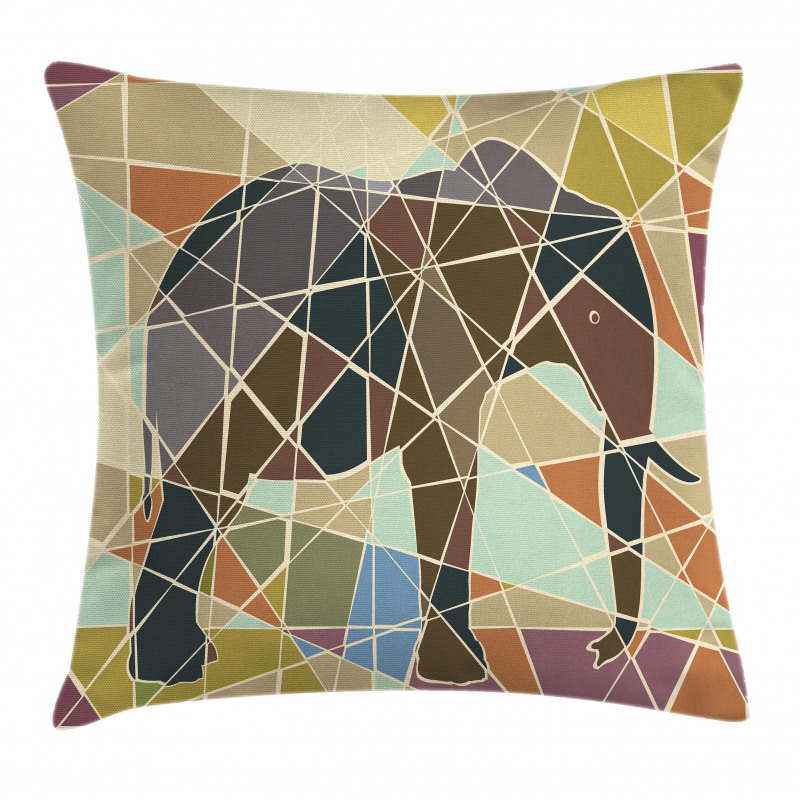 Mosaic Animal Pillow Cover