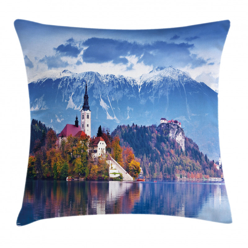 Bled Slovenia Lake Pillow Cover