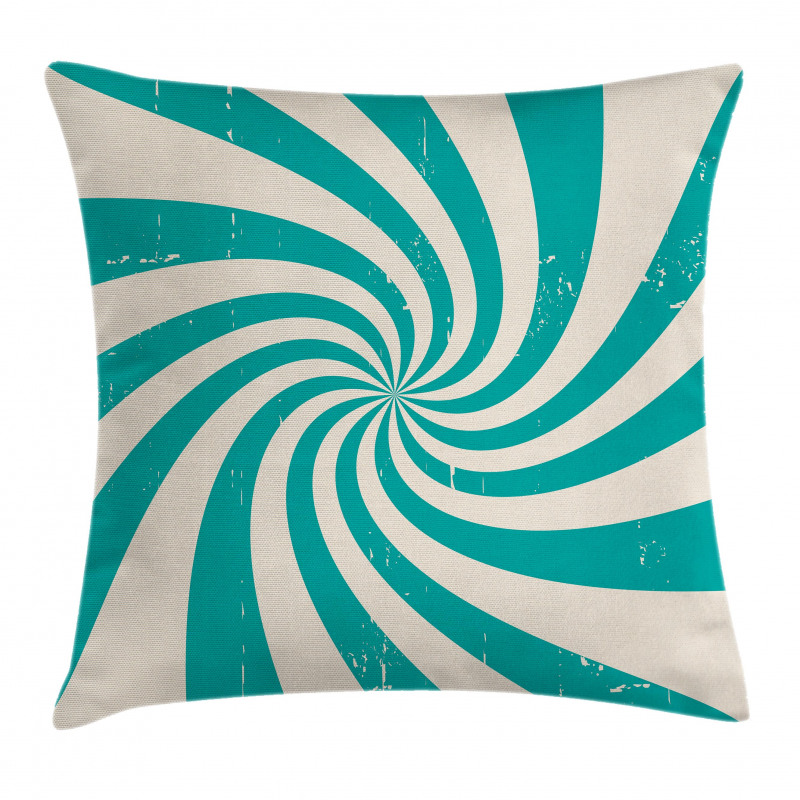 Nostalgic Spiral Colors Pillow Cover