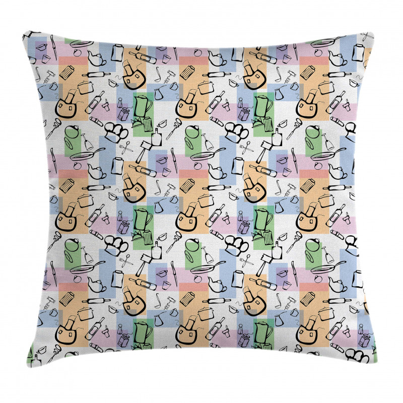 Kitchen Stuff Cuisine Pillow Cover