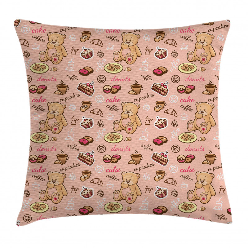 Cupcakes Cookies Donuts Pillow Cover