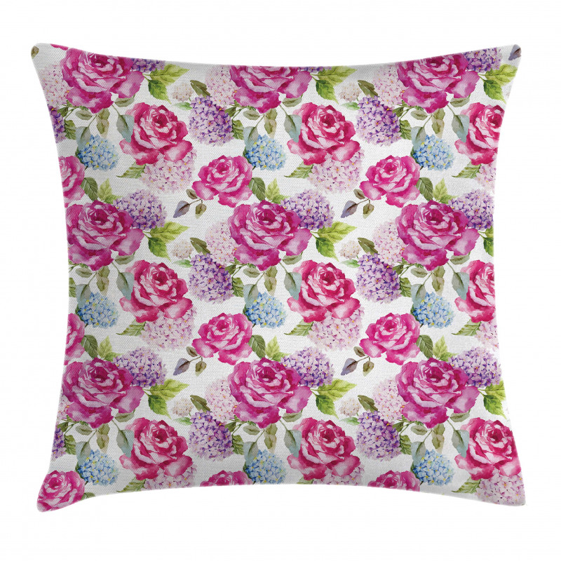 Watercolor Lavenders Pillow Cover