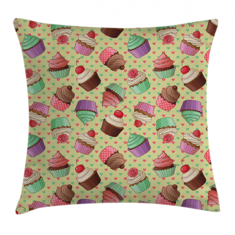 Bakery Polka Dots Pillow Cover
