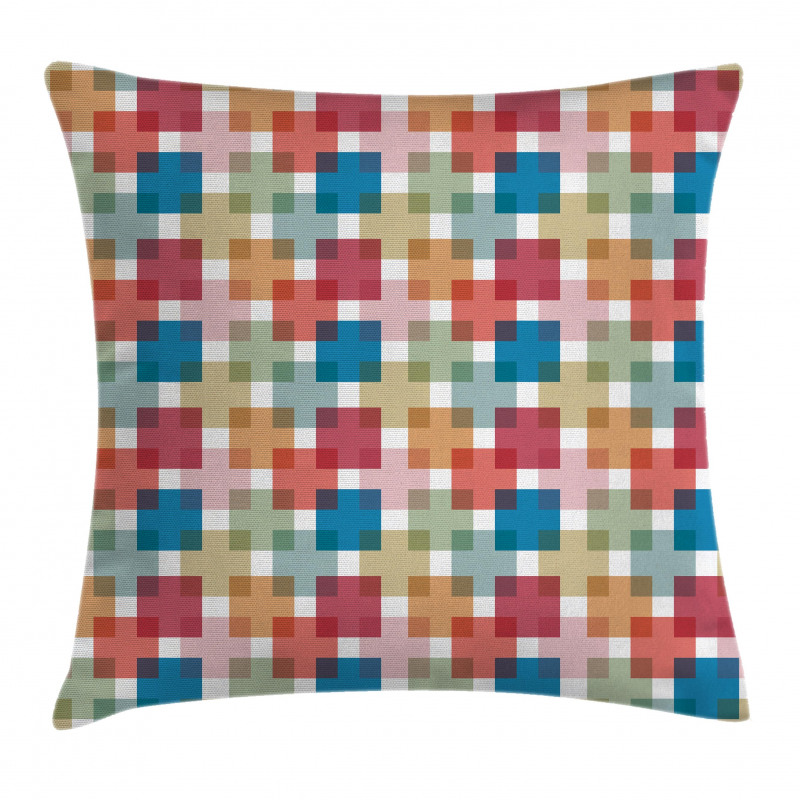 Wall or Floor Squares Pillow Cover