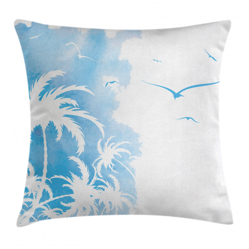 Island Palms Abstract Pillow Cover