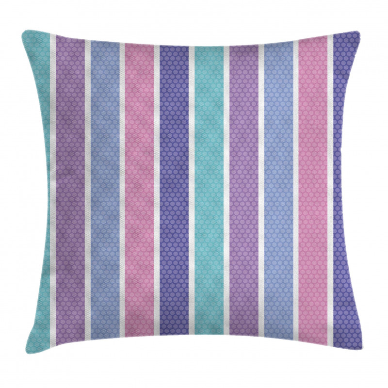 Polka Dot with Stripes Pillow Cover