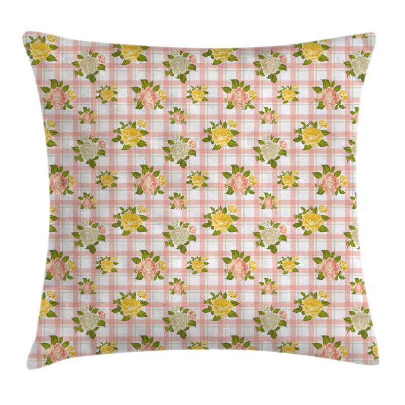 Colorful Roses Pillow Cover