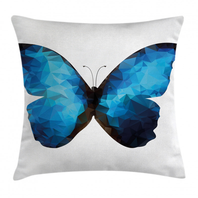 Modern Blue Ombre Pillow Cover