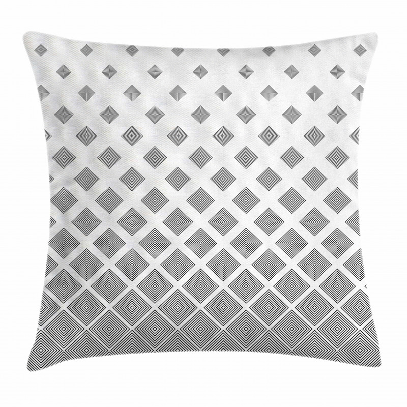 Black White Squares Pillow Cover