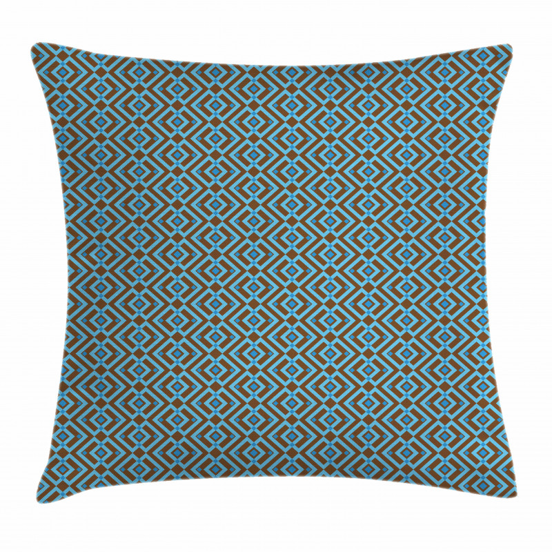 Nested Square Pattern Pillow Cover