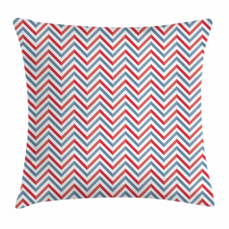 Pastel Zig Zag Pattern Pillow Cover