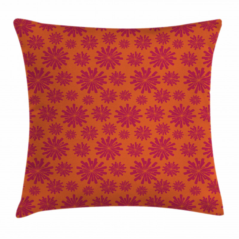 Bold Line Flowers Pillow Cover