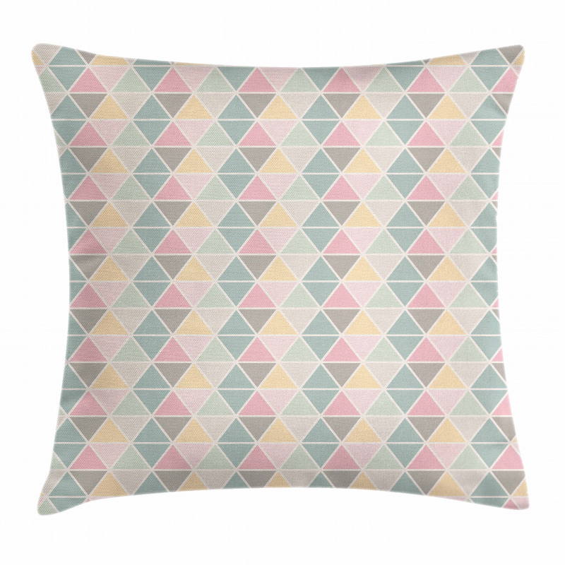 Triangle Zig Zag Crackles Pillow Cover